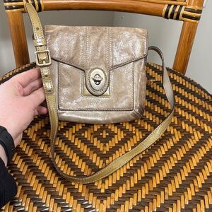 Coach Peyton Metallic Crossbody Bag 43471